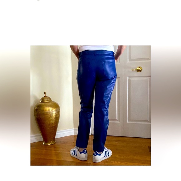 Ralph Lauren Black Label 100% soft Leather pants - Picture 2 of 6